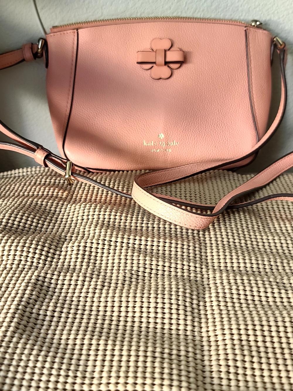 Kate Spade Pink Leather Crossbody Bag